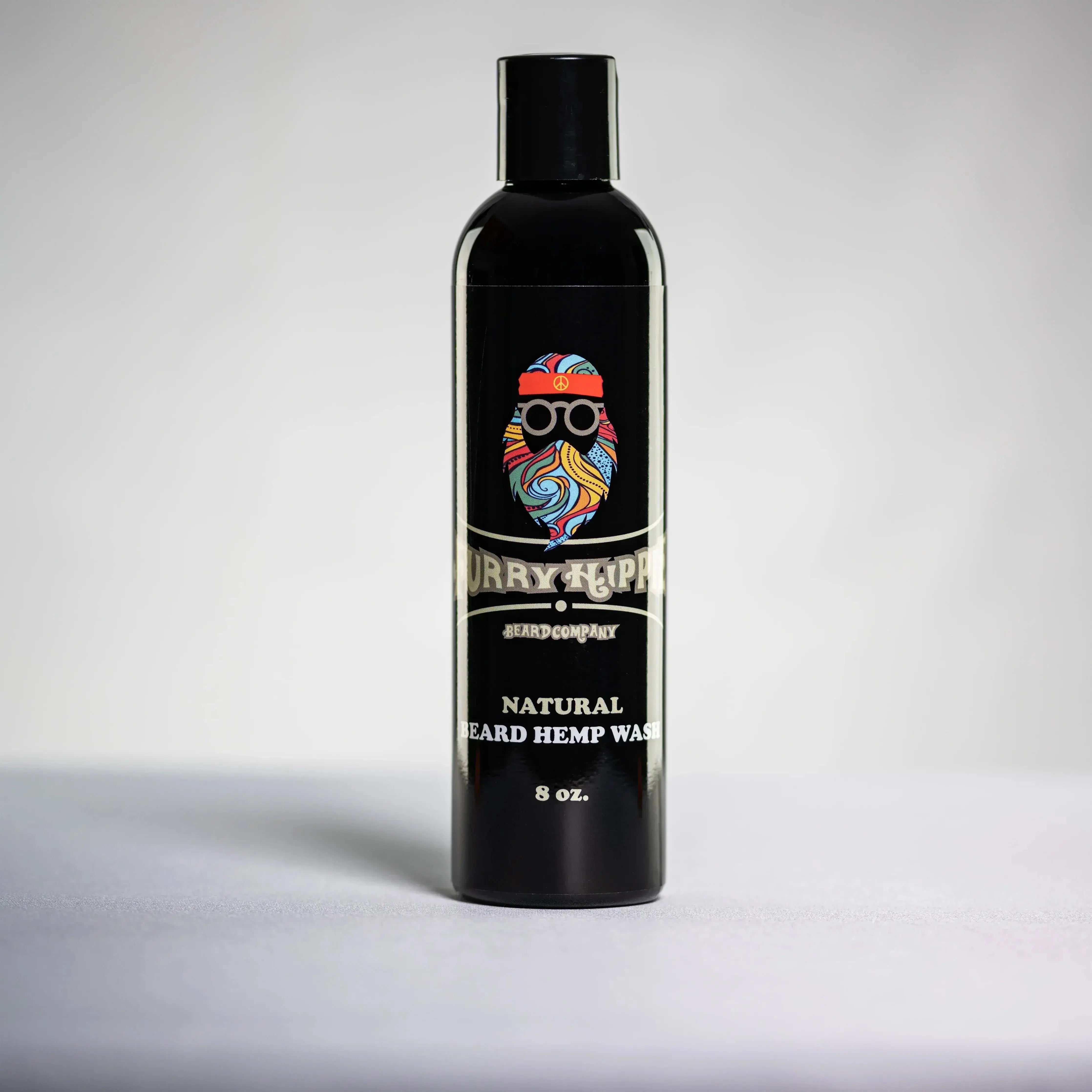 Natural unscented beard wash by Furry Hippie Beard Company