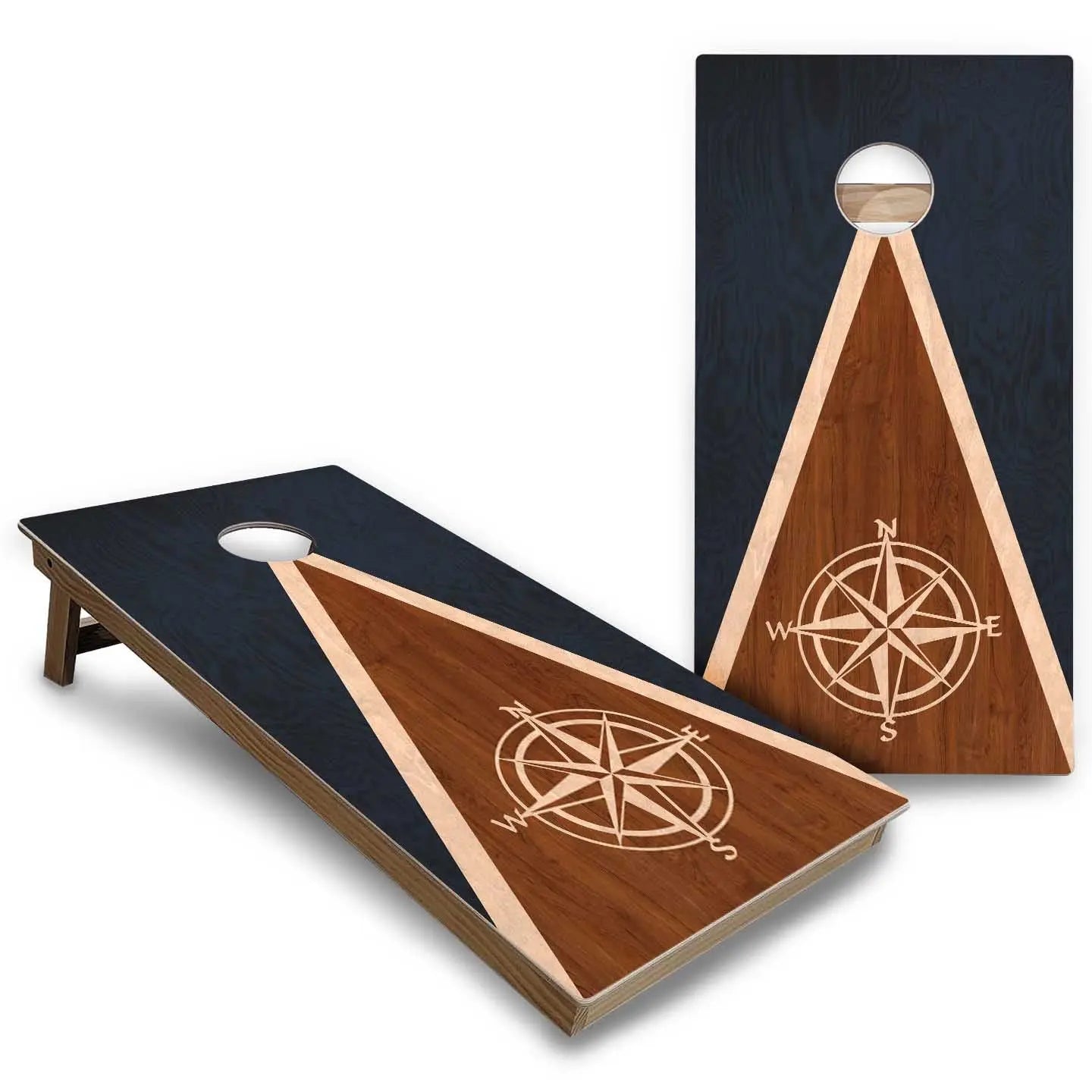 Nautical Cornhole Boards - Backyard Series Cornhole Solutions