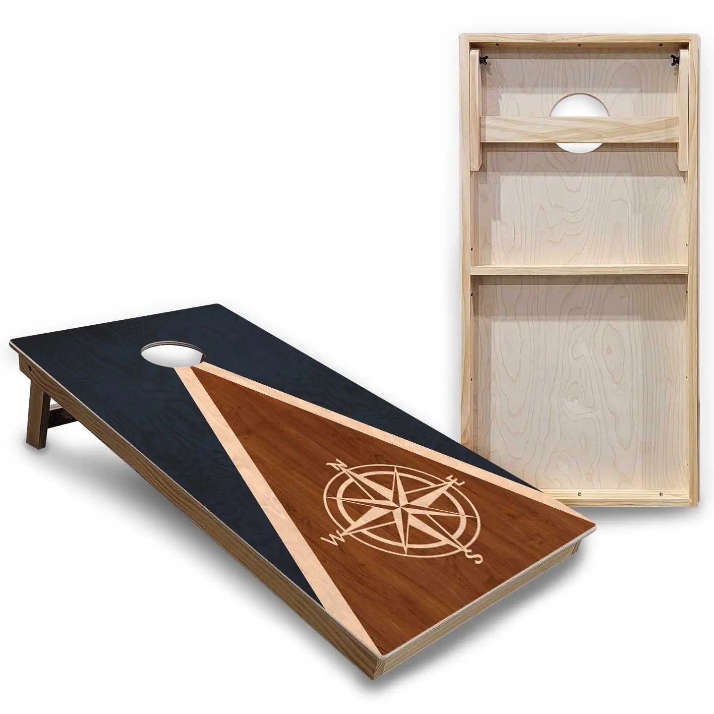 Nautical Cornhole Boards - Backyard Series Cornhole Solutions