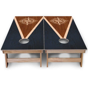Nautical Cornhole Boards - Backyard Series Cornhole Solutions