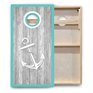 Nautical Cornhole Boards - Backyard Series Cornhole Solutions