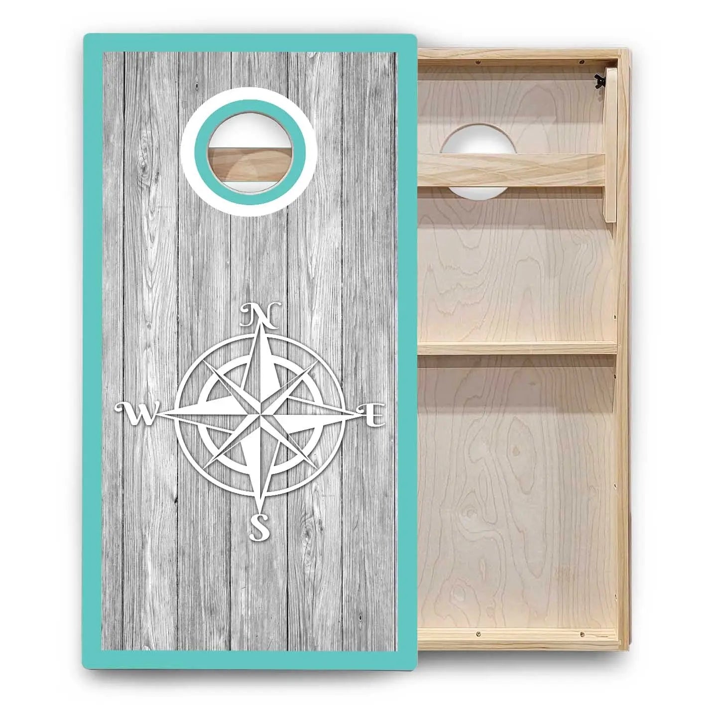 Nautical Cornhole Boards - Backyard Series Cornhole Solutions