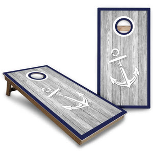 Nautical Cornhole Boards - Backyard Series Cornhole Solutions