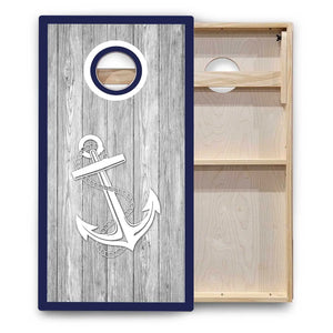 Nautical Cornhole Boards - Backyard Series Cornhole Solutions