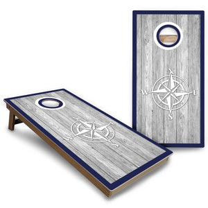 Nautical Cornhole Boards - Backyard Series Cornhole Solutions