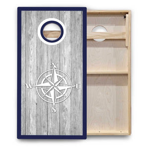 Nautical Cornhole Boards - Backyard Series Cornhole Solutions