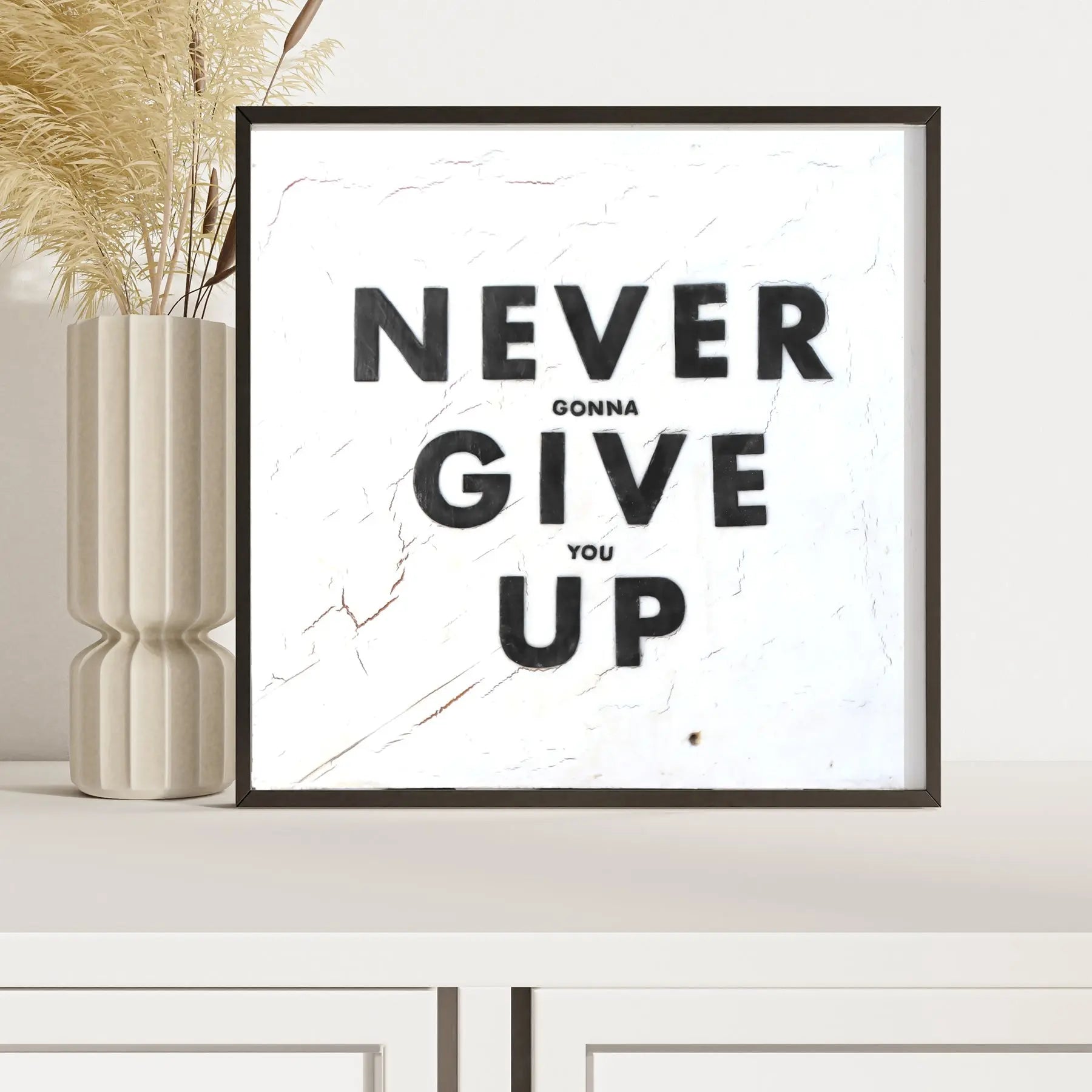 Never Give Up Art Prints by Dennehey Design Co., paper gift main product photo