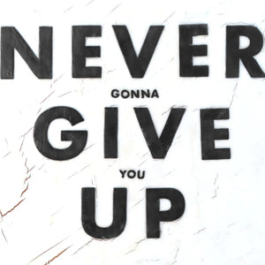 Never Give Up Art Prints by Dennehey Design Co., paper gift detail photo 2
