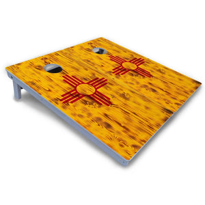 New Mexico Flag Cornhole Boards - All Weather Series Cornhole Solutions