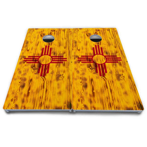 New Mexico Flag Cornhole Boards - All Weather Series Cornhole Solutions