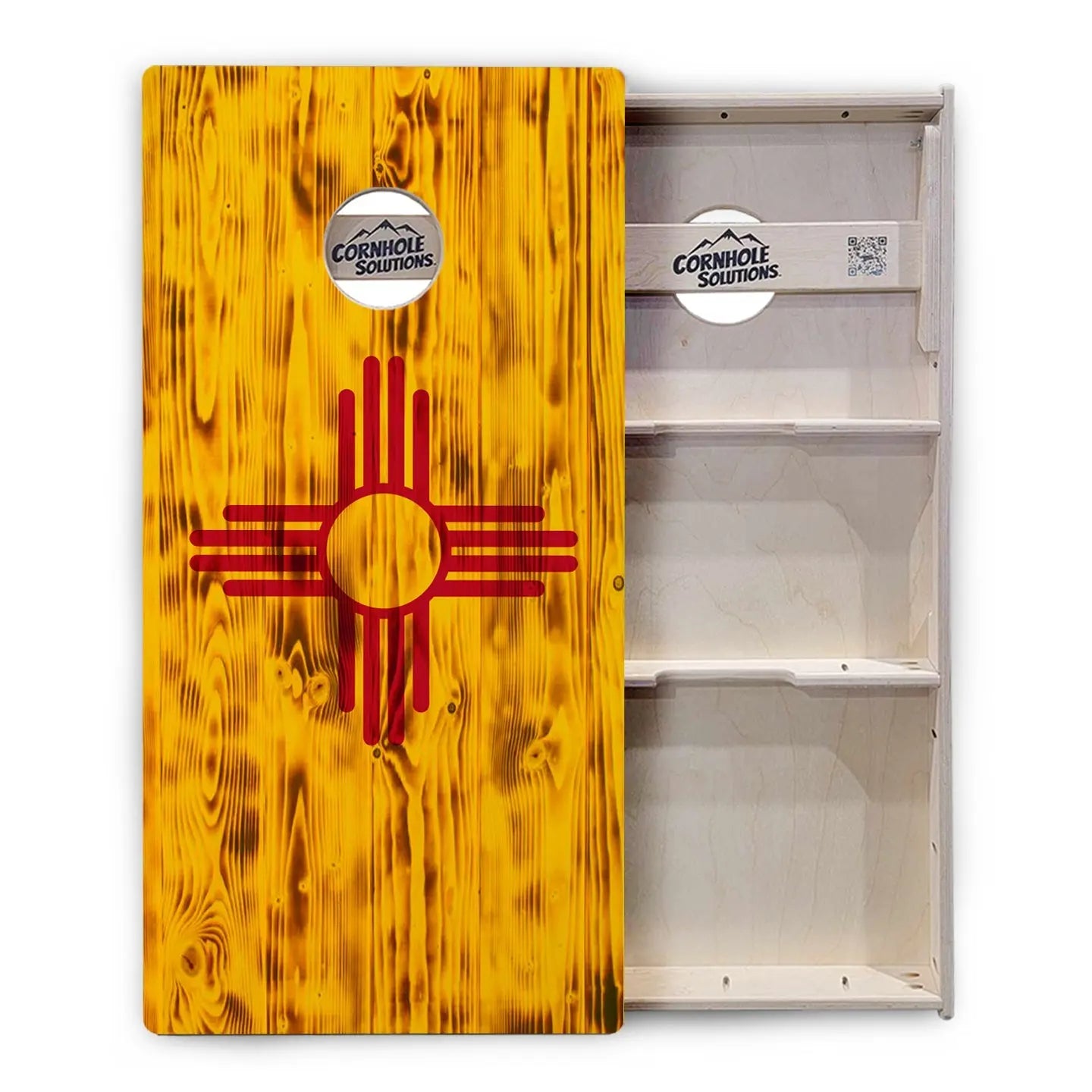 New Mexico Flag Cornhole Boards - Professional Tournament Series Cornhole Solutions