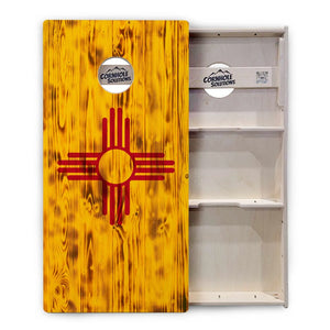 New Mexico Flag Cornhole Boards - Professional Tournament Series Cornhole Solutions