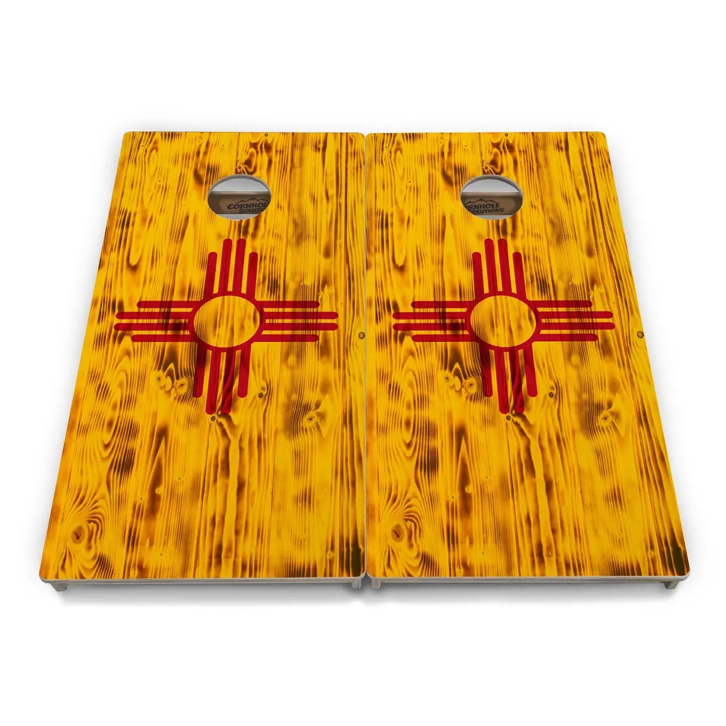 New Mexico Flag Cornhole Boards - Professional Tournament Series Cornhole Solutions