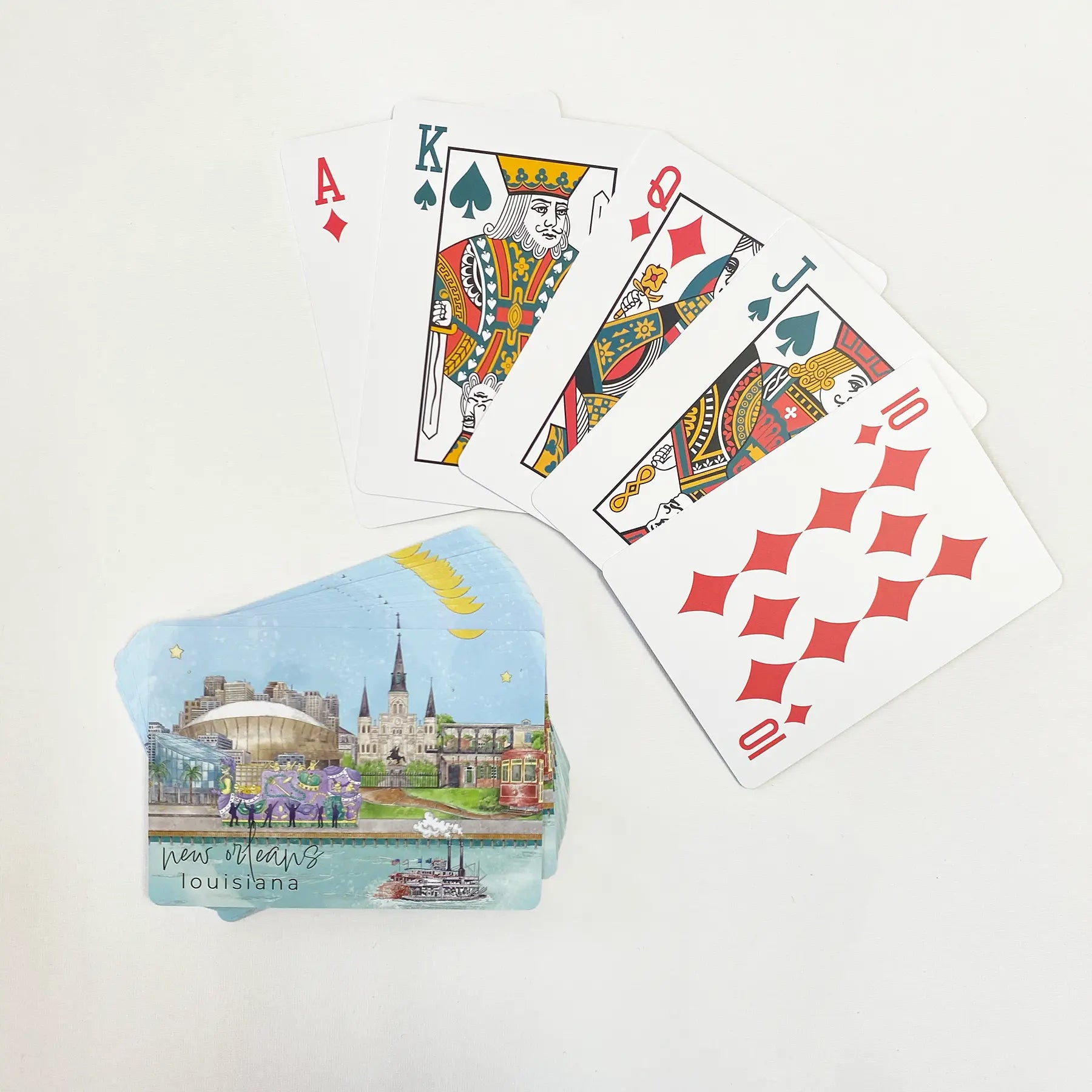 New Orleans Skyline Playing Cards Nola Tawk