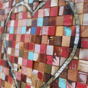 New Song In My Heart Mosaic Art Prints by Dennehey Design Co., paper gift detail photo 3