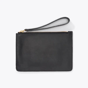 Nisolo Leather Go-To Wristlet Clutch Mission Mercantile Leather Goods