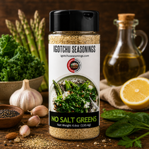 Igotchu No Salt Greens Seasoning by Igotchu Seasonings, Southern food gift main product photo