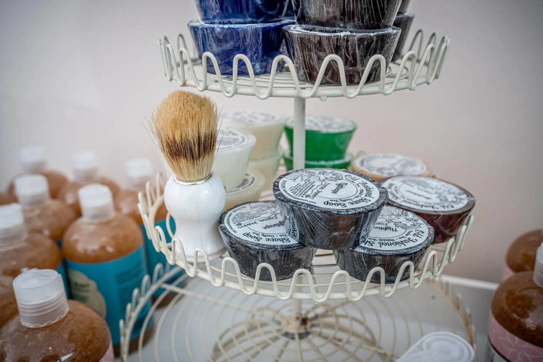 Old Fashioned Men'S Shave Soap by Essential Journeys, natural skincare detail photo 8