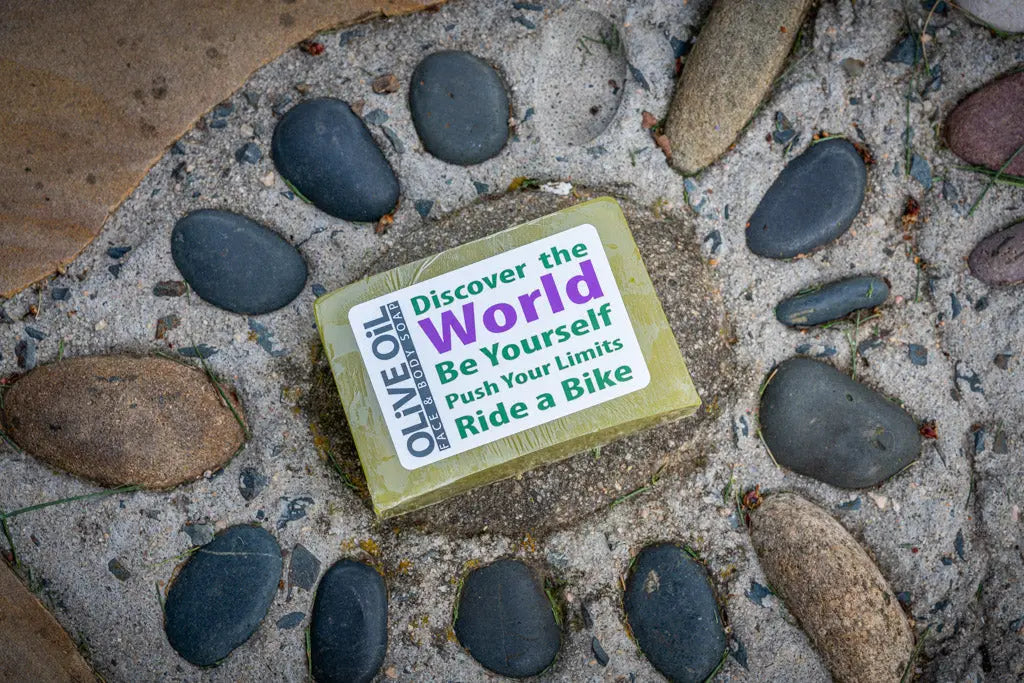 OLiVE OiL FACE & BODY SOAP 5 oz. by Essential Journeys, natural skincare detail photo 3