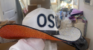 OSU Game Day Hat Rhinestone Cowgirl
