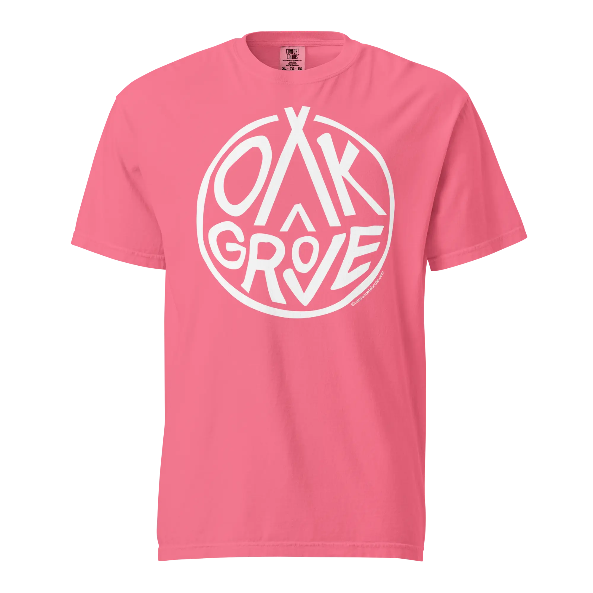 Oak Grove Mississippi T-shirt - Retro Comfort Colors Tee - Handlettered Design, Hattiesburg MS