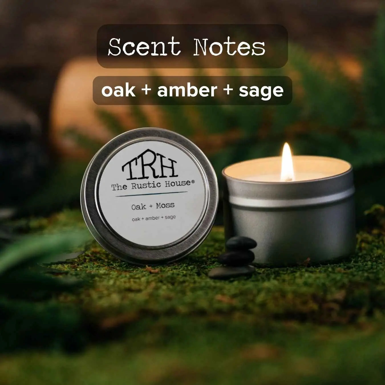 Oak + Moss Travel Tin The Rustic House