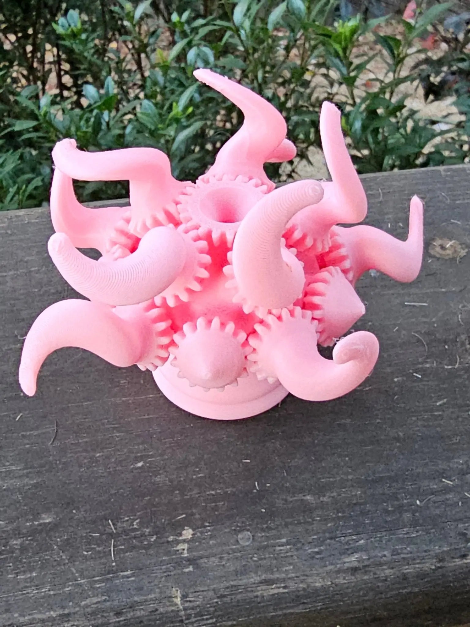The Tween Space OctoSpin Gear Fidget Spinner wholesale bulk sensory toy with spinning octopus arms