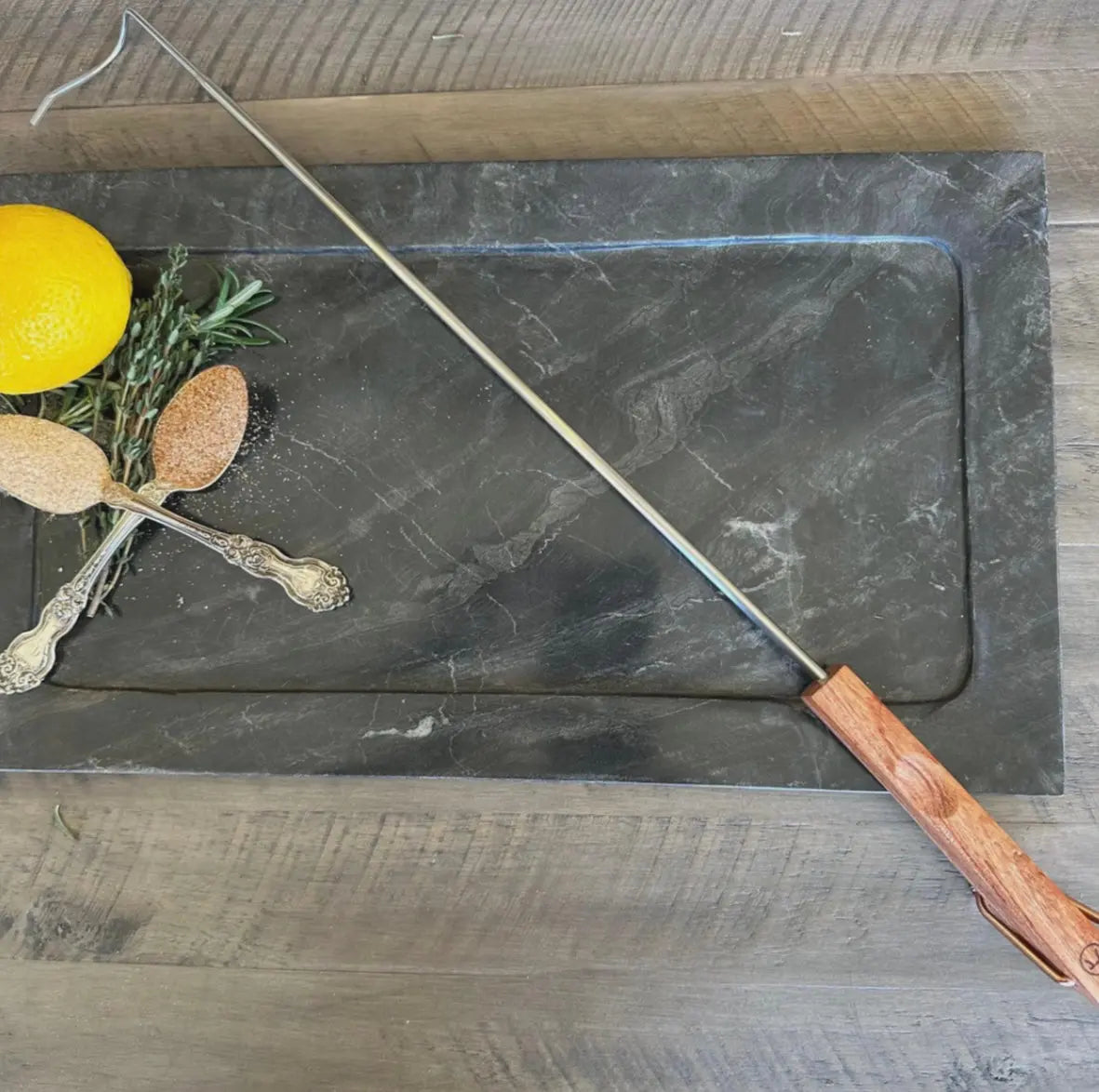 Outset Rosewood Meat Hook Q Sauce