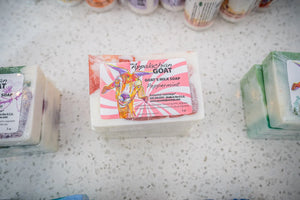 The Appalachian Goat Peppermint Goat's Milk Soap, 5 oz.