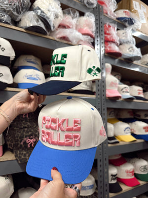 PICKLEBALLER - Vintage Trucker Hat by KenzKustomz, Southern lifestyle apparel detail photo 8