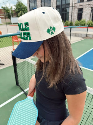 PICKLEBALLER - Vintage Trucker Hat by KenzKustomz, Southern lifestyle apparel detail photo 14