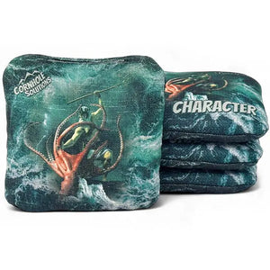 PRO Character Series Cornhole Bags - Regulation 6"x6" Set of 4 - Greek Gods