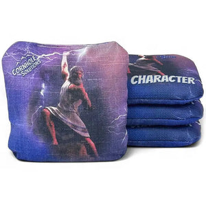 PRO Character Series Cornhole Bags - Regulation 6"x6" Set of 4 - Greek Gods