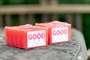 Prosecco Soap Slice 5 Oz. by Essential Journeys, natural skincare detail photo 6