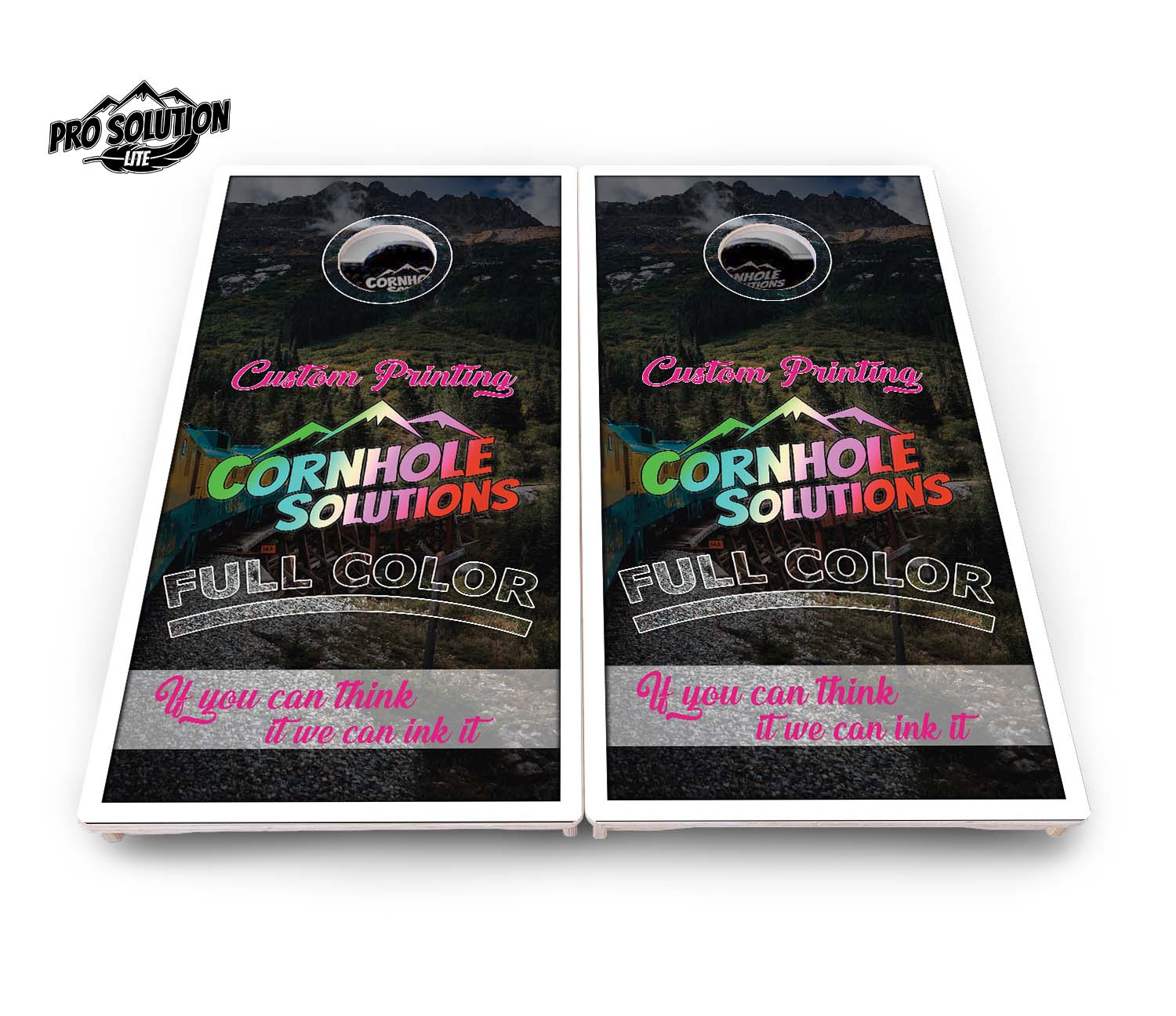 Custom Cornhole Boards - Pro Solution Lite Series by Cornhole Solutions, custom cornhole board detail photo 4