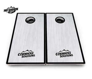 Hole Ring Grey Wash Cornhole Boards – Pro Lite or Pro Elite