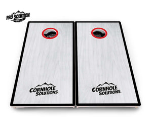 Hole Ring Grey Wash Cornhole Boards – Pro Lite or Pro Elite