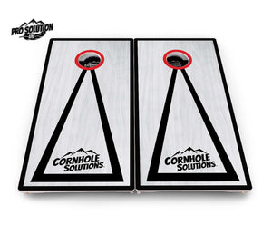 Hole Ring Grey Wash Cornhole Boards – Pro Lite or Pro Elite
