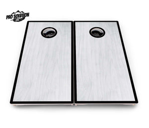 Hole Ring Grey Wash Cornhole Boards – Pro Lite or Pro Elite