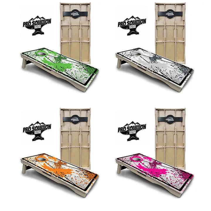 Paint Splatter Cornhole Boards - Pro Solution Elite Series Cornhole Solutions