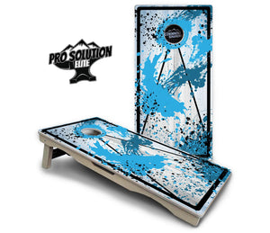 Paint Splatter Cornhole Boards - Pro Solution Elite Series Cornhole Solutions