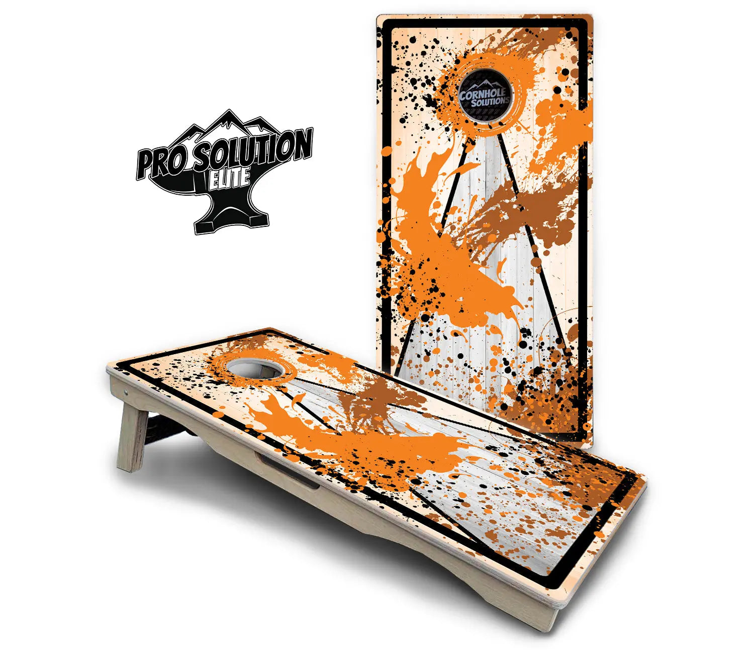 Paint Splatter Cornhole Boards - Pro Solution Elite Series Cornhole Solutions