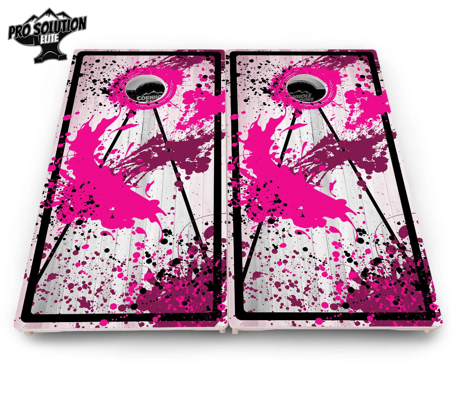 Paint Splatter Cornhole Boards - Pro Solution Elite Series Cornhole Solutions