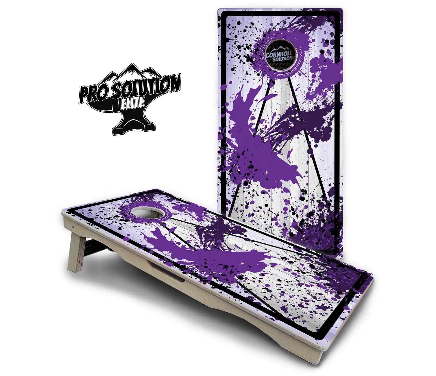Paint Splatter Cornhole Boards - Pro Solution Elite Series Cornhole Solutions