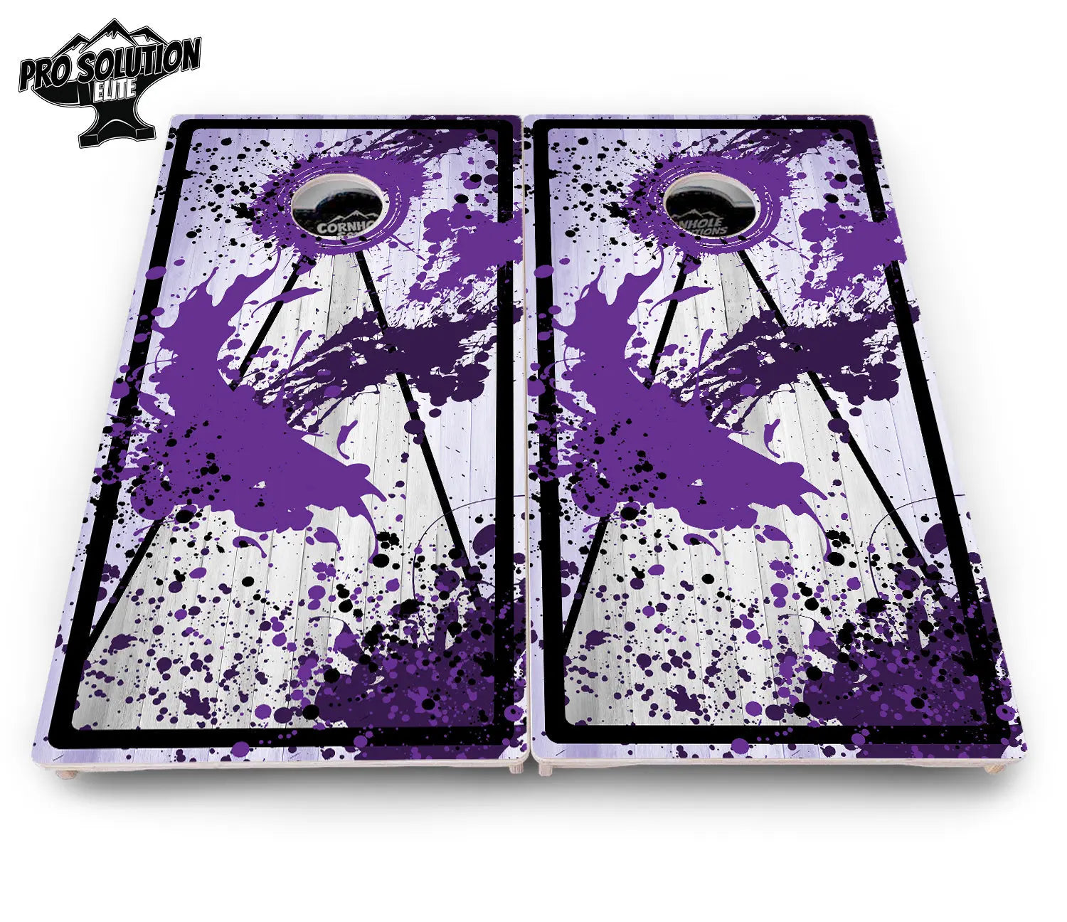 Paint Splatter Cornhole Boards - Pro Solution Elite Series Cornhole Solutions