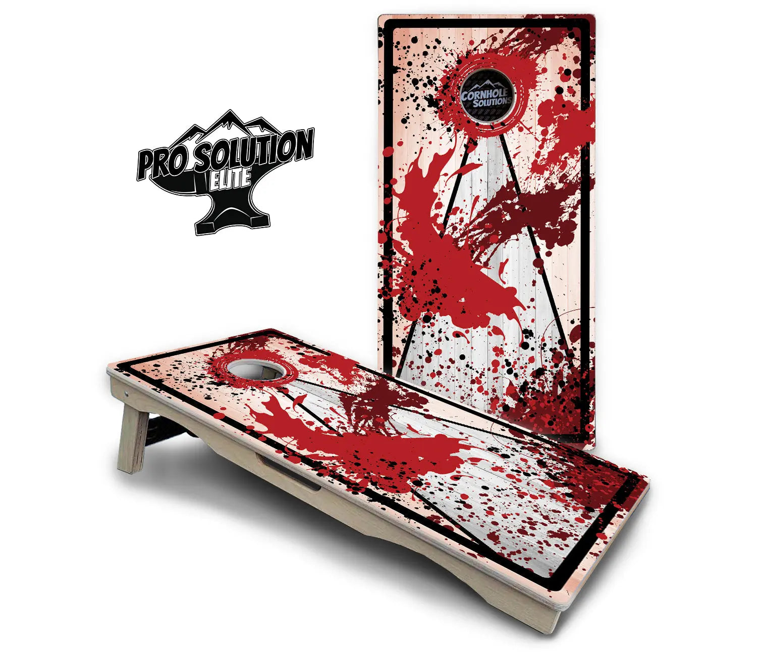 Paint Splatter Cornhole Boards - Pro Solution Elite Series Cornhole Solutions