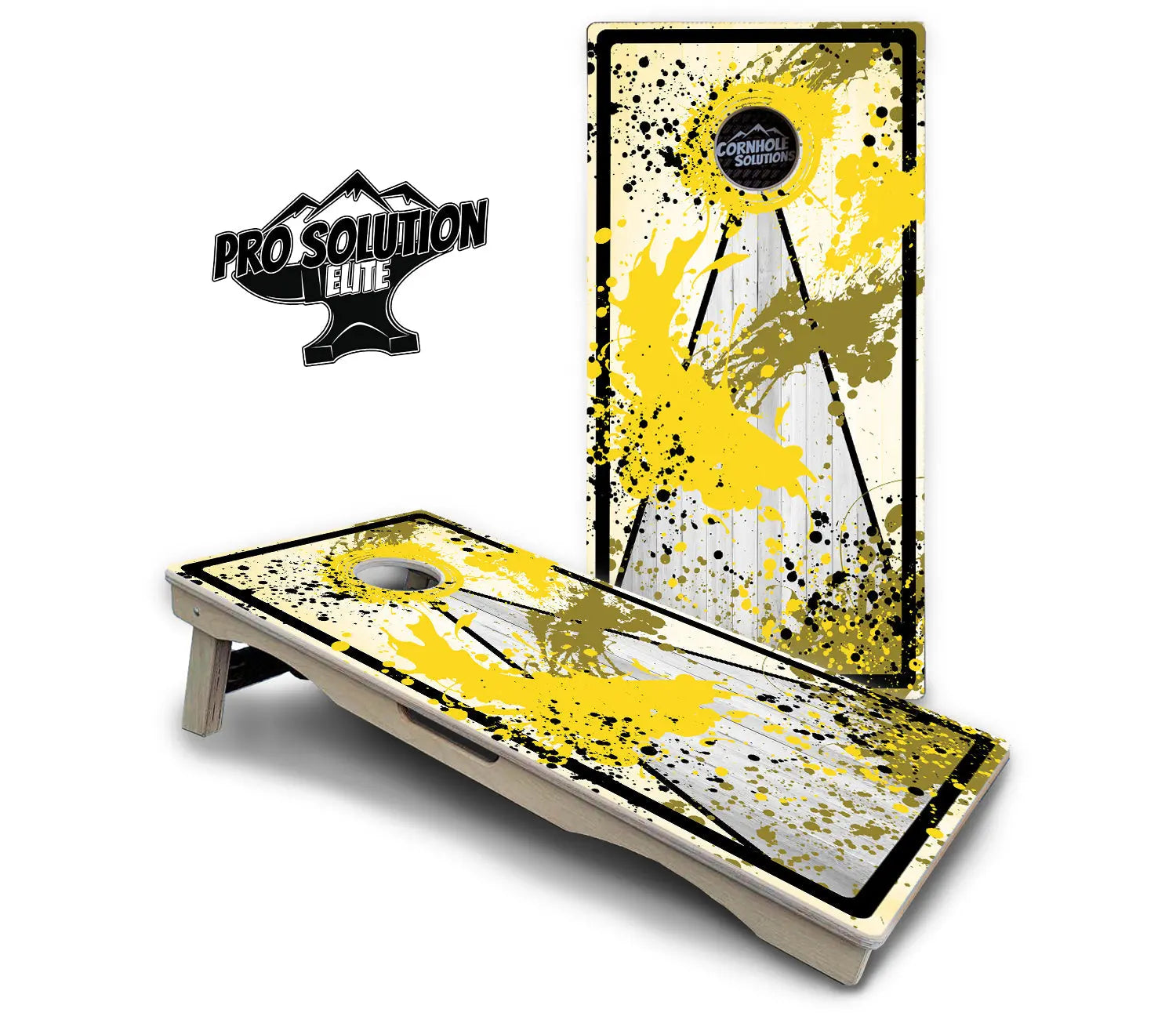 Paint Splatter Cornhole Boards - Pro Solution Elite Series Cornhole Solutions