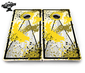 Paint Splatter Cornhole Boards - Pro Solution Elite Series Cornhole Solutions