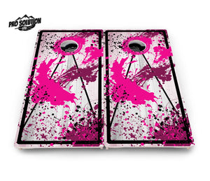 Paint Splatter Cornhole Boards - Pro Solution Lite Series Cornhole Solutions