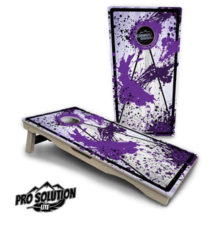 Paint Splatter Cornhole Boards - Pro Solution Lite Series Cornhole Solutions